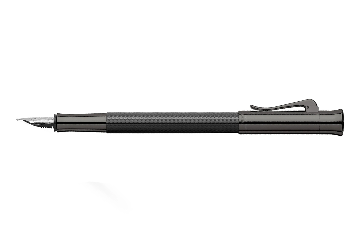 Graf von Faber-Castell Guilloche Black Edition Vulpen